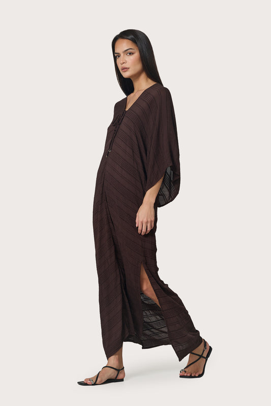 DELRAY KAFTAN - CRINKLE ESPRESSO