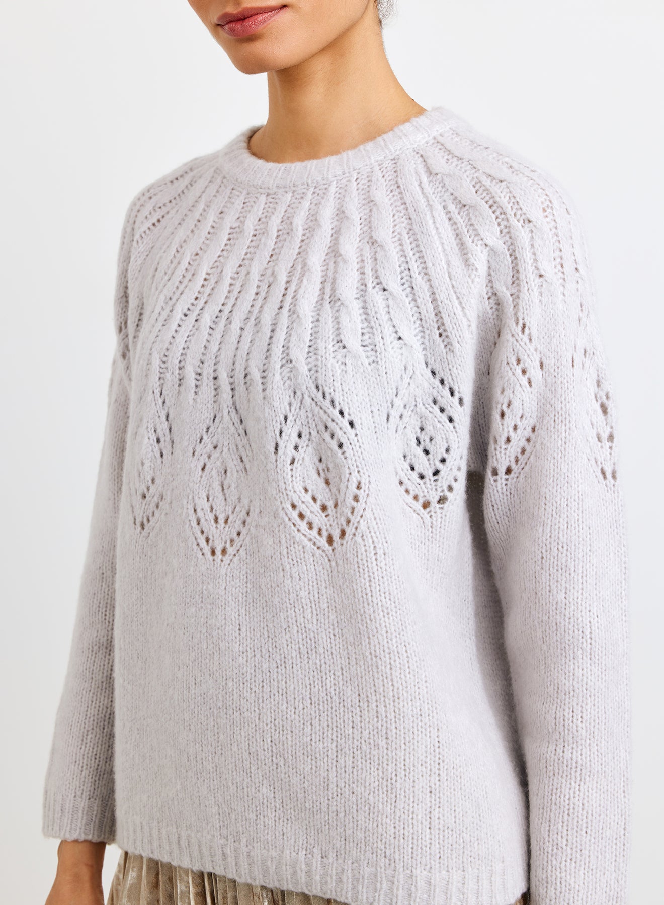 RELAXED SWEATER - FROSTED OAT