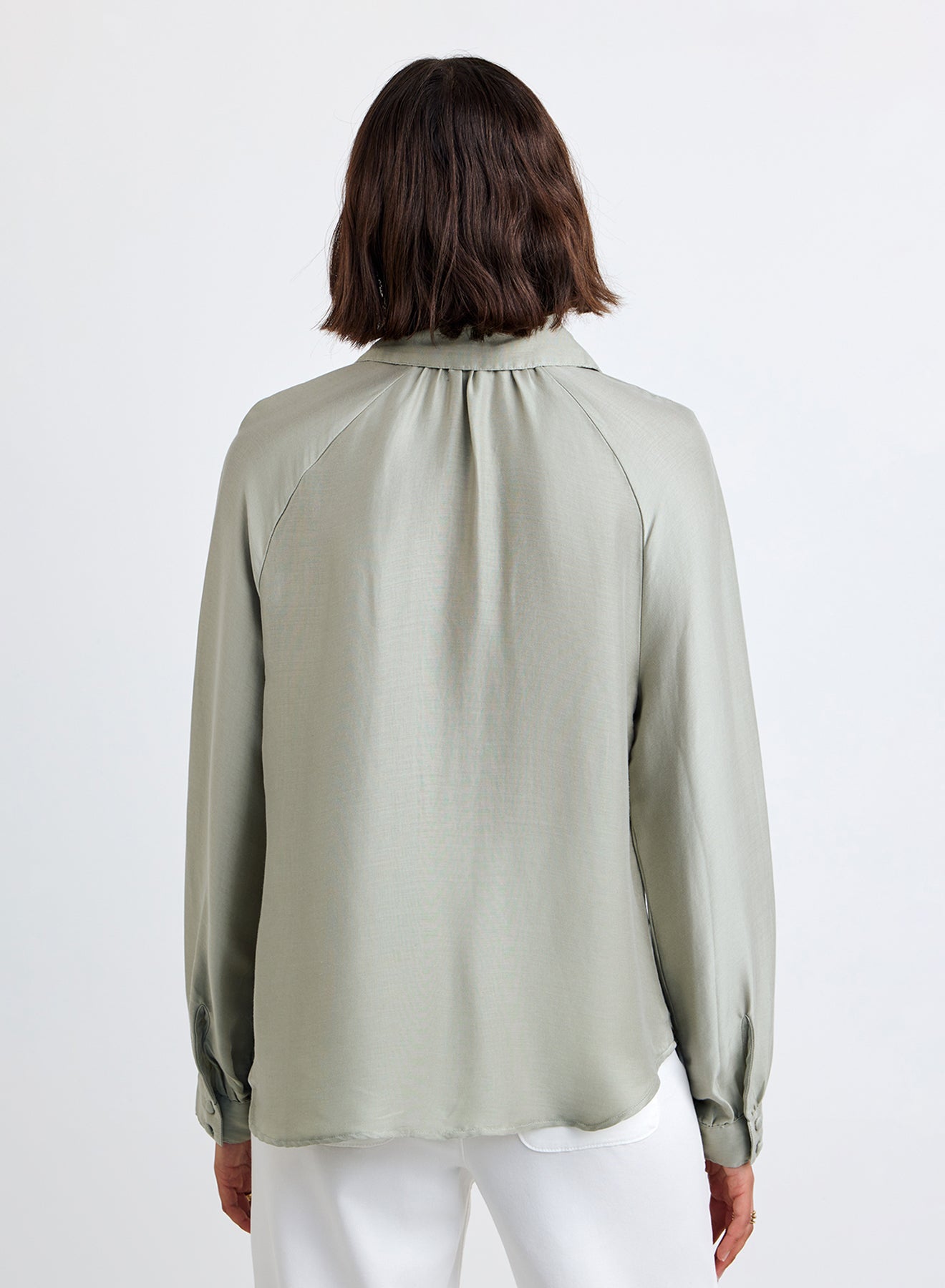 LONGSLEEVE RAGLAN PULLOVER - SOFT SAGE