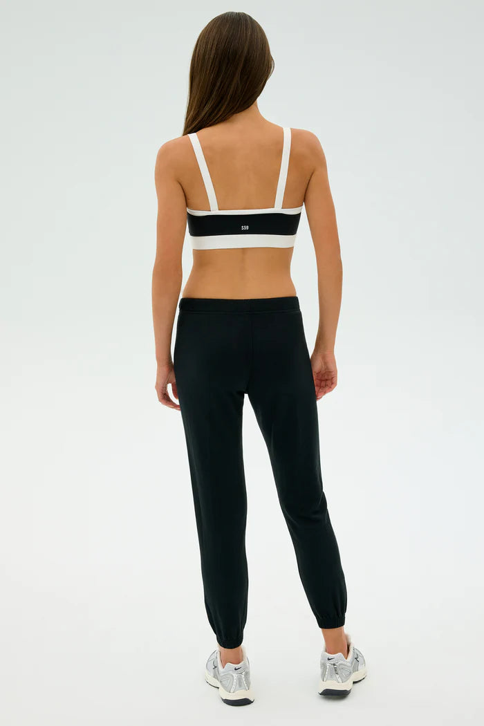SONJA FLEECE SWEATPANT - BLACK