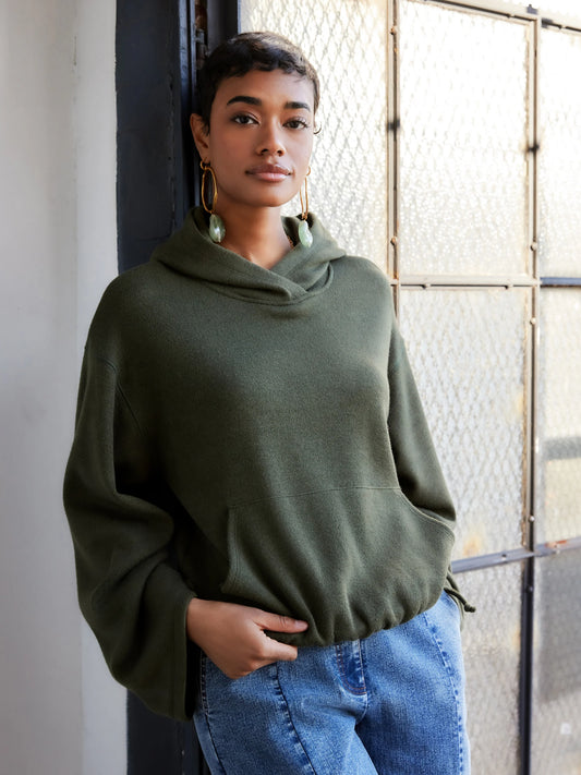 MAKENNA BUBBLE SWEATERSHIRT