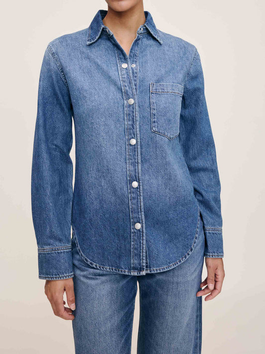 INES SHIRT - LAPIS