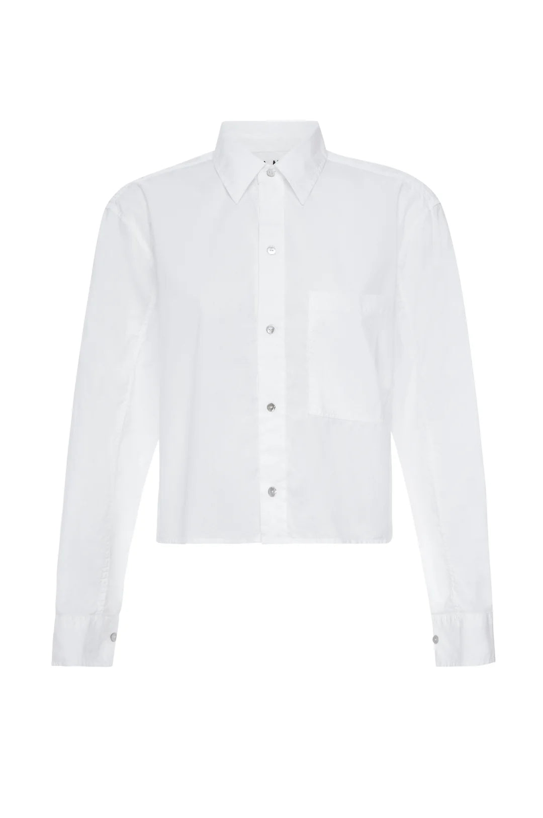RUTH CROP SHIRT - WHITE