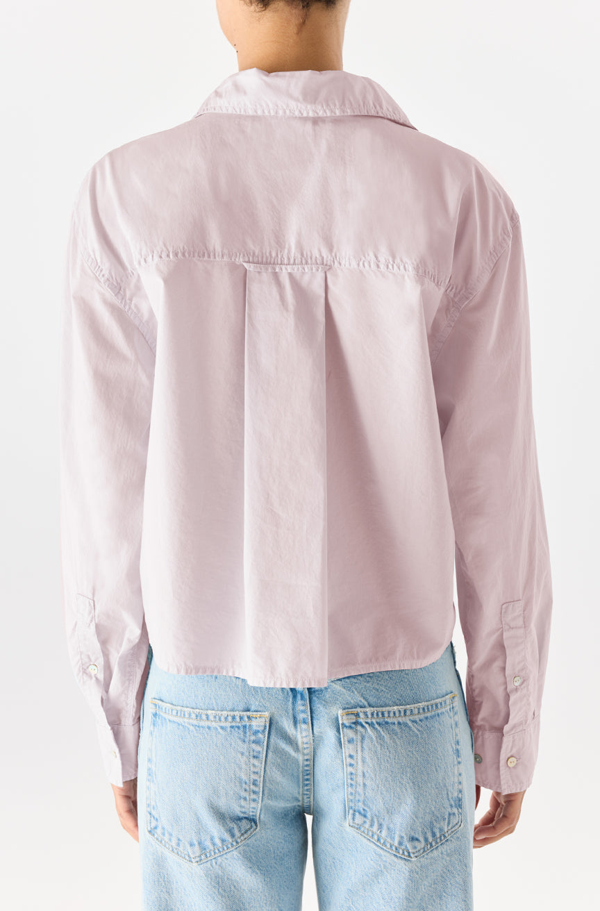 RUTH CROP SHIRT - WISTERIA