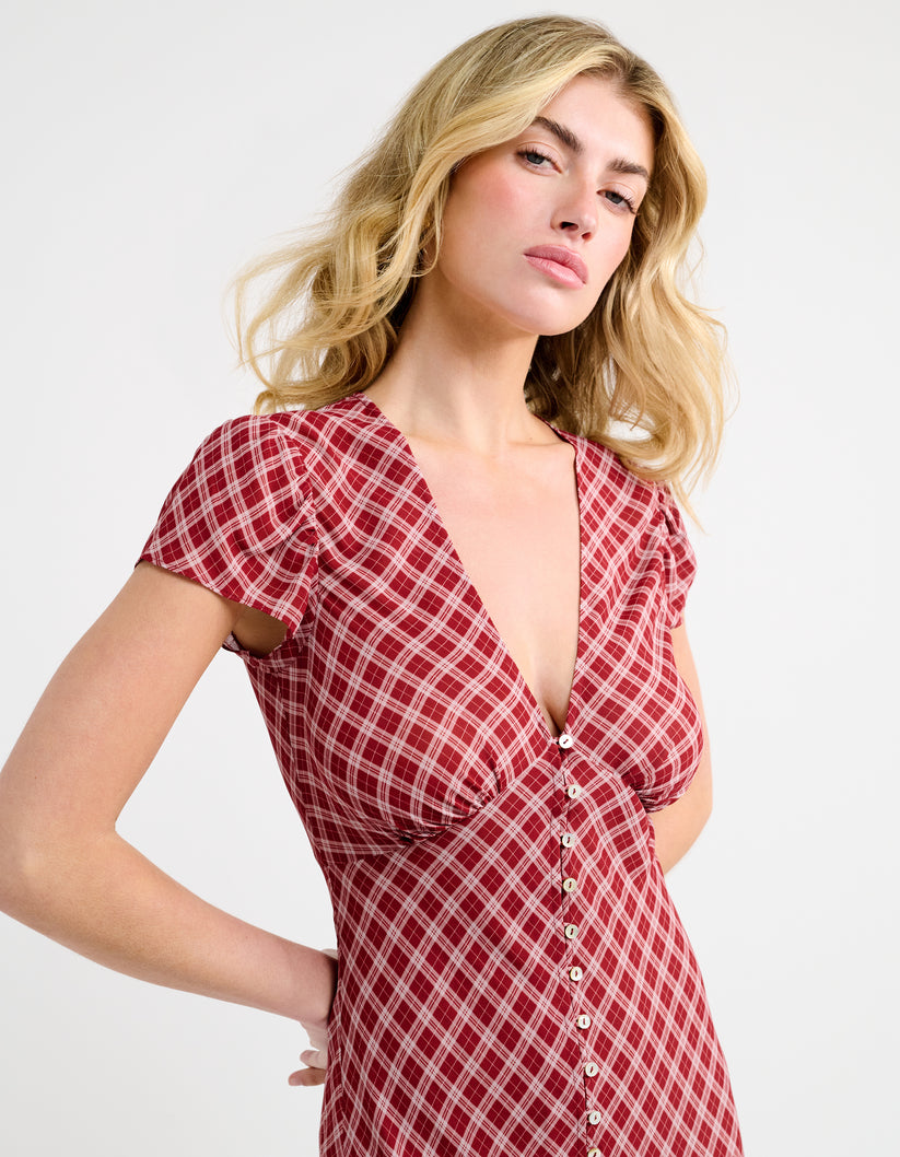 INDIO MIDI DRESS - COUNTRY CHECK