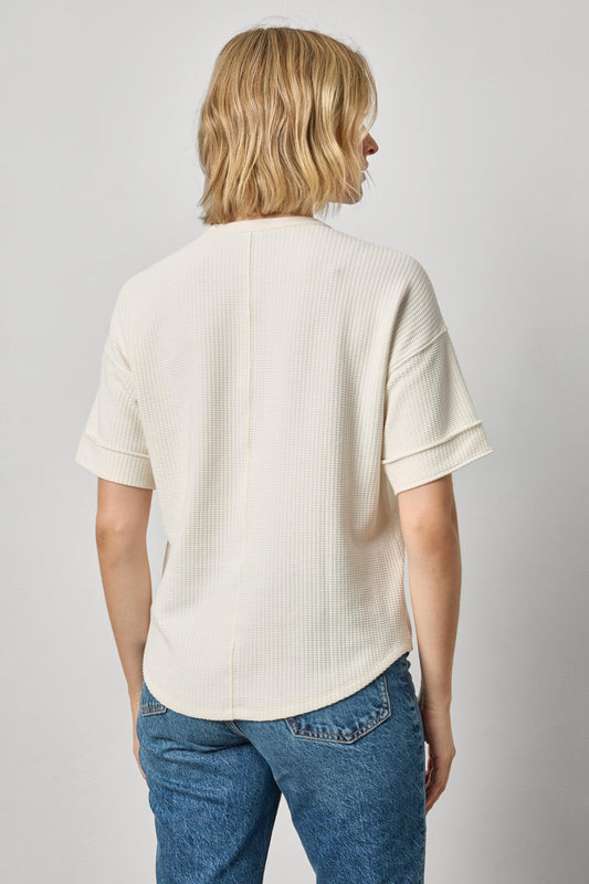DROP SHOULDER SWEATSHIRT - ECRU