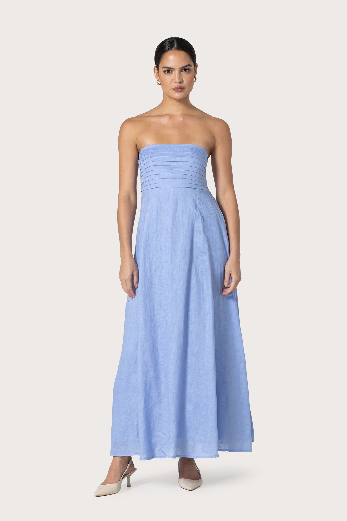 TALIA LINEN MAXI DRESS