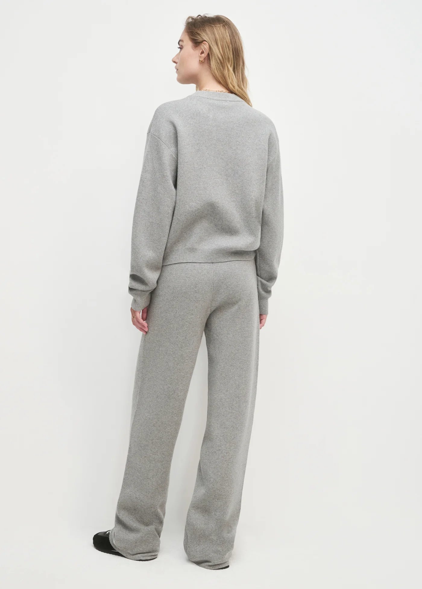FATIGUE SISTERS WIDE LEG PANT - HEATHER GREY