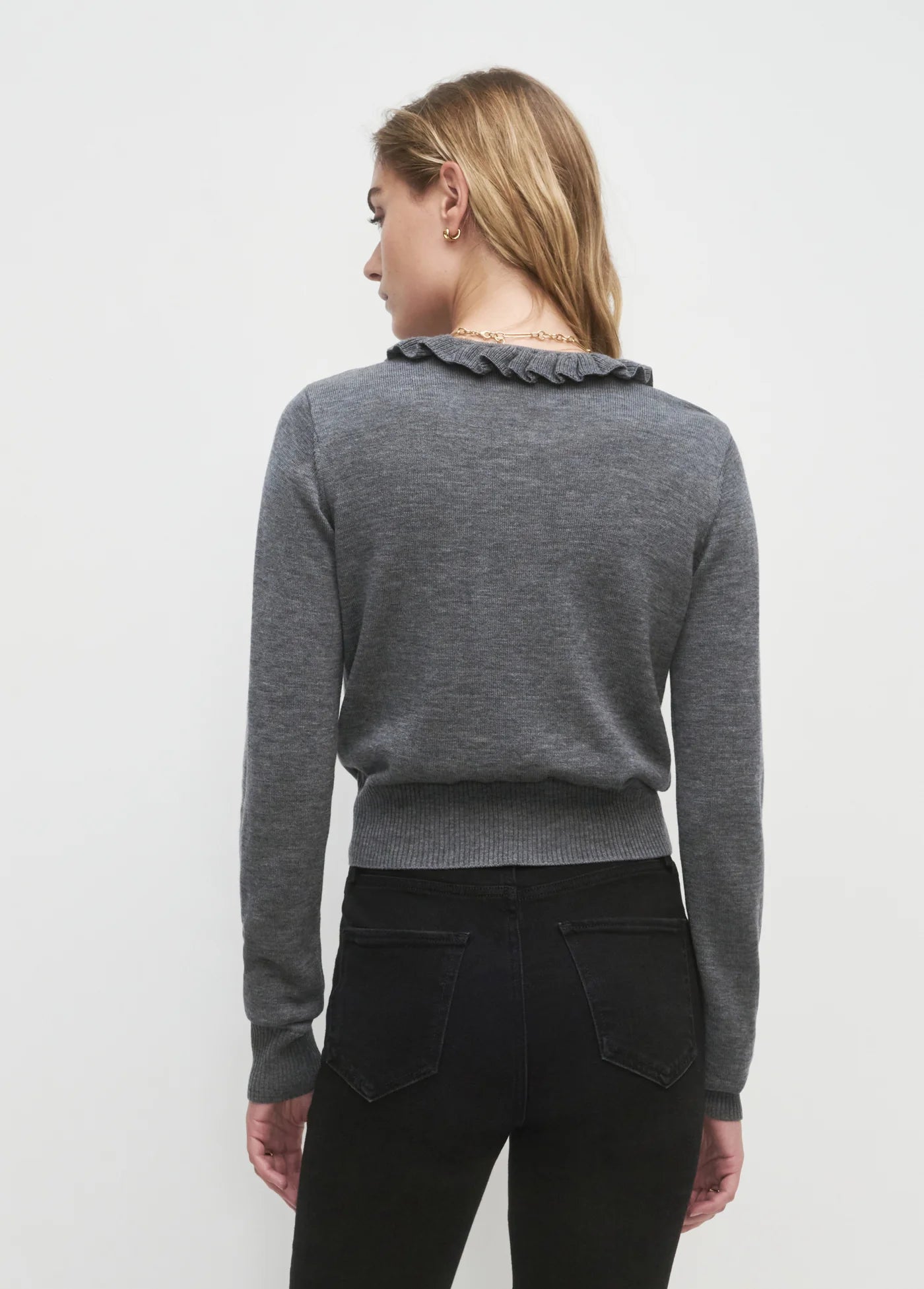 THE MEET THE PARENTS CARDIGAN - HEATHER GREY