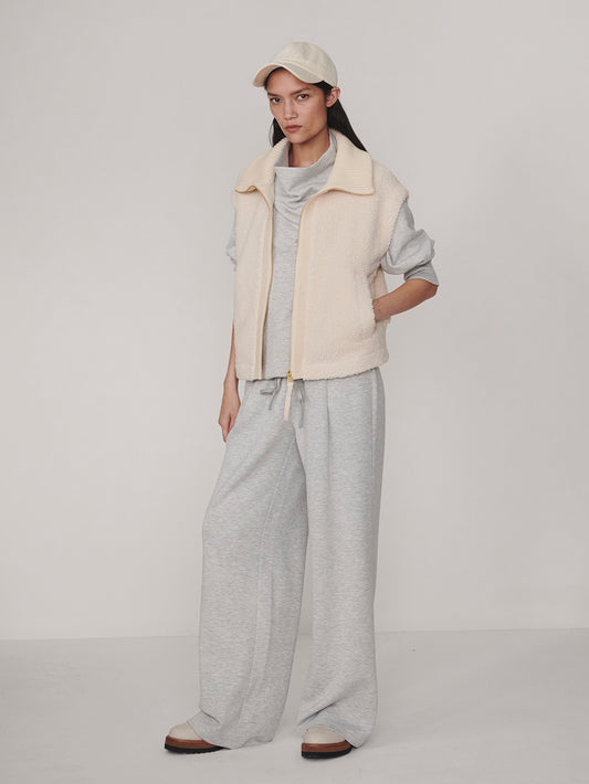 DOMINIC SHERPA GILET - SANDSHELL