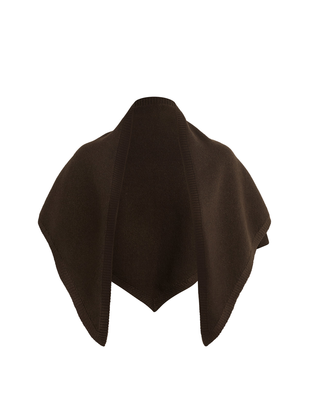 THE TRIANGLE SCARF - GANACHE