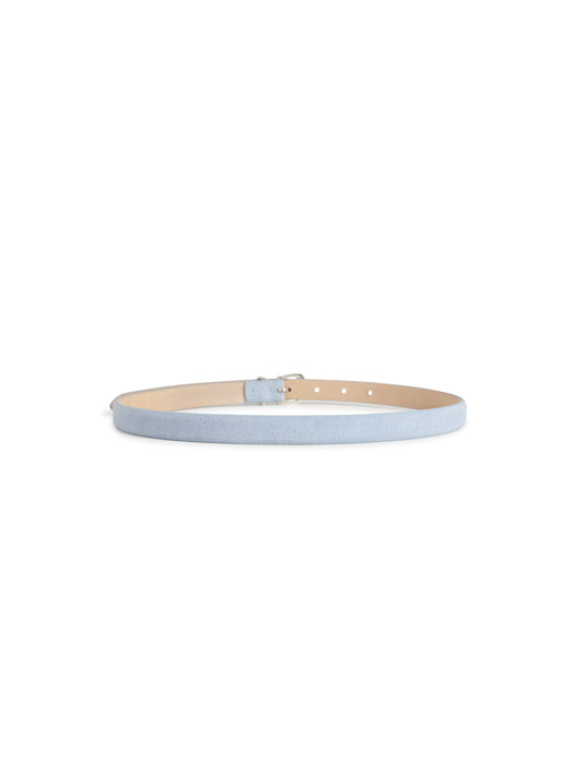 THE DOTTIE BELT - SOFT BLUE/POLISHED