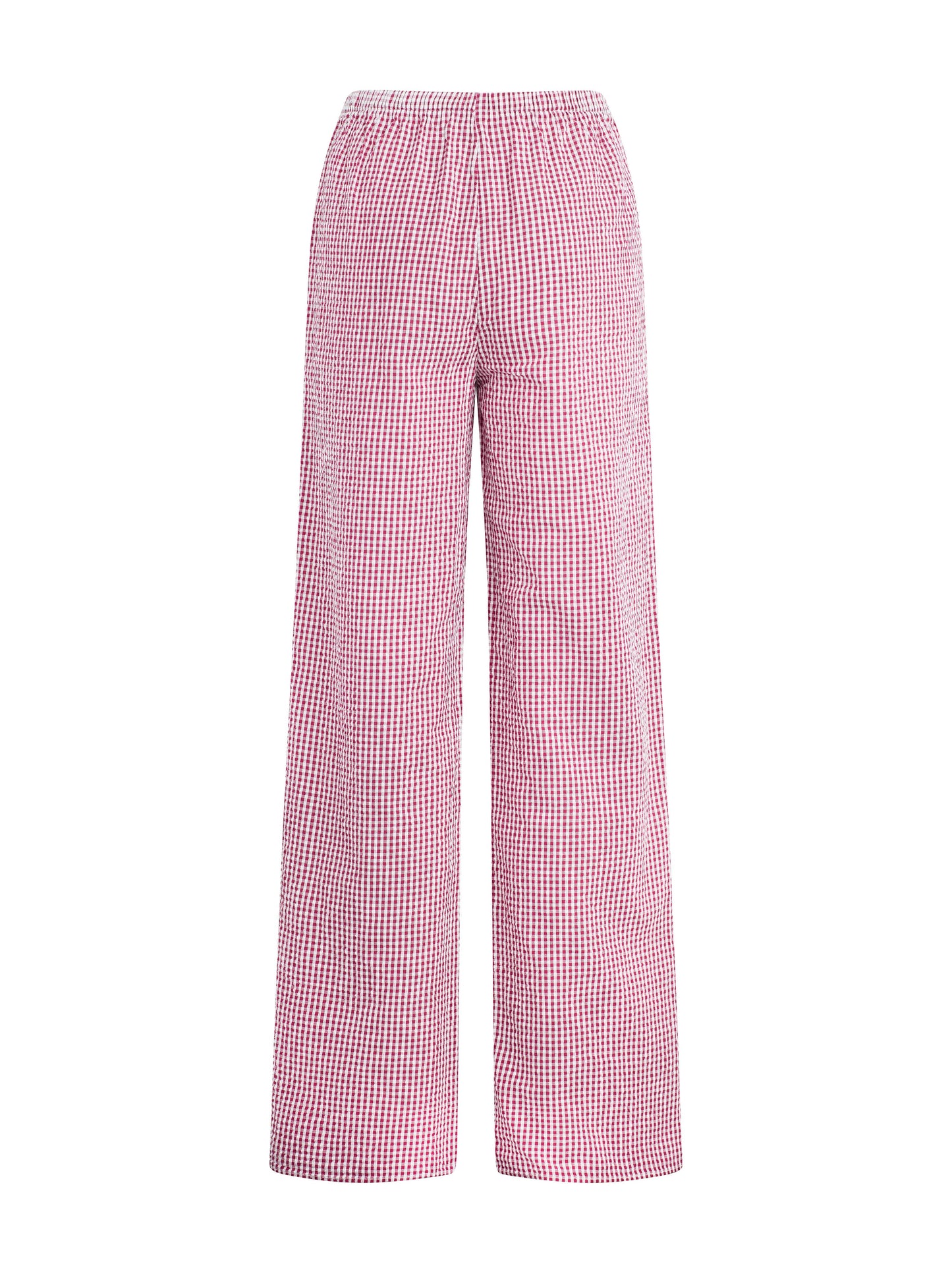THE EVERYTHING PANT - RASPBERRY/WHITE