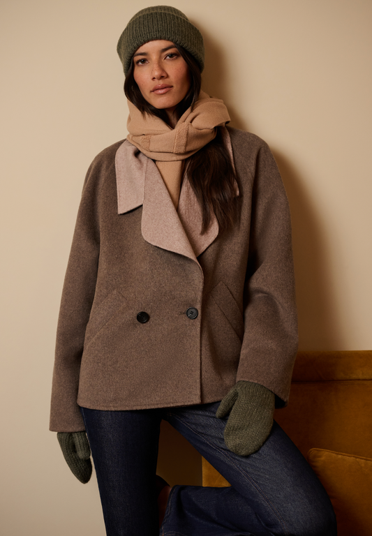THE CAMERON COAT - GANACHE HOUNDSTOOT