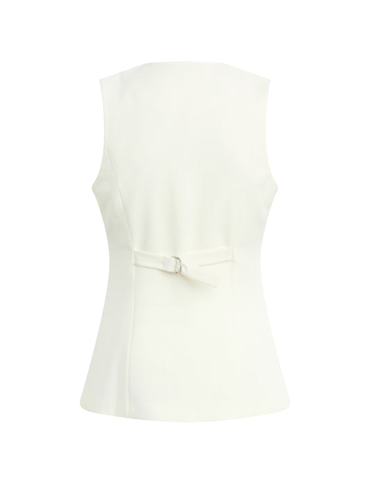 THE RACHEL VEST - PEARL