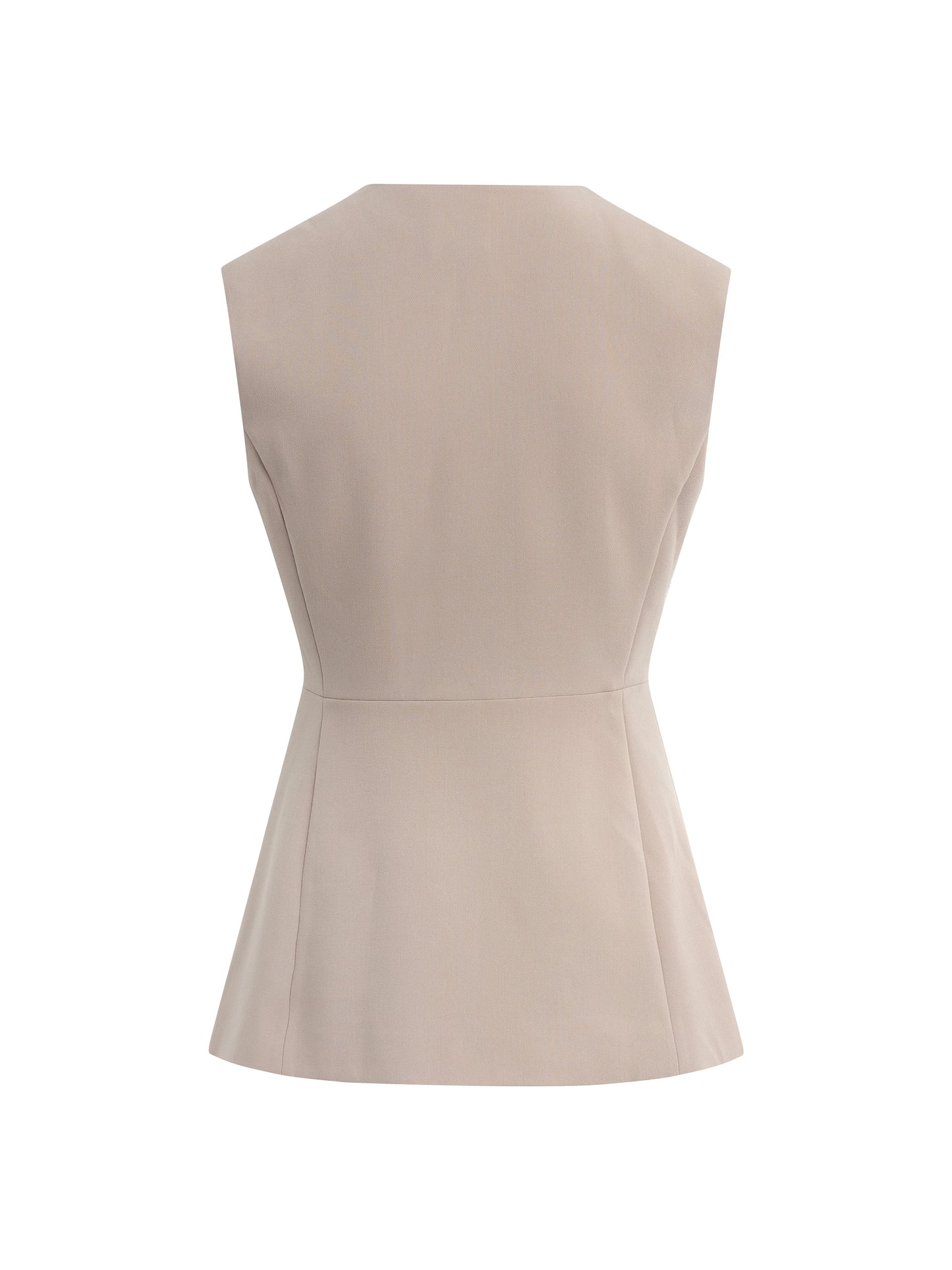 THE CLOCKING IN TOP - SOFT TAUPE