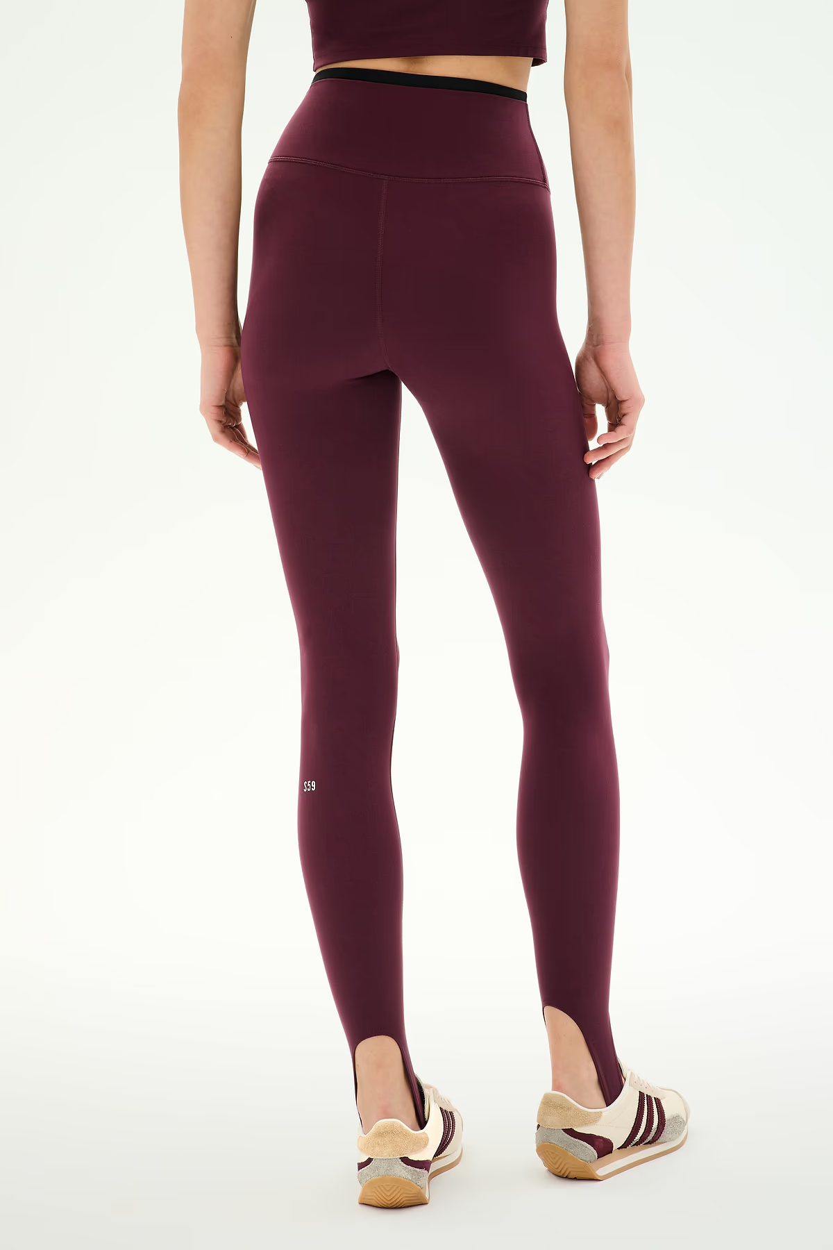 RIVER DUAL WAIST AIRWEIGHT STIRRUP - DARK CHERRY/BLACK