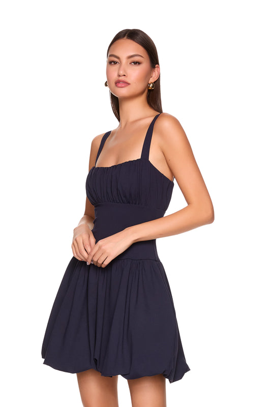 BUBBLE STRAP DRESS 16" - MIDNIGHT