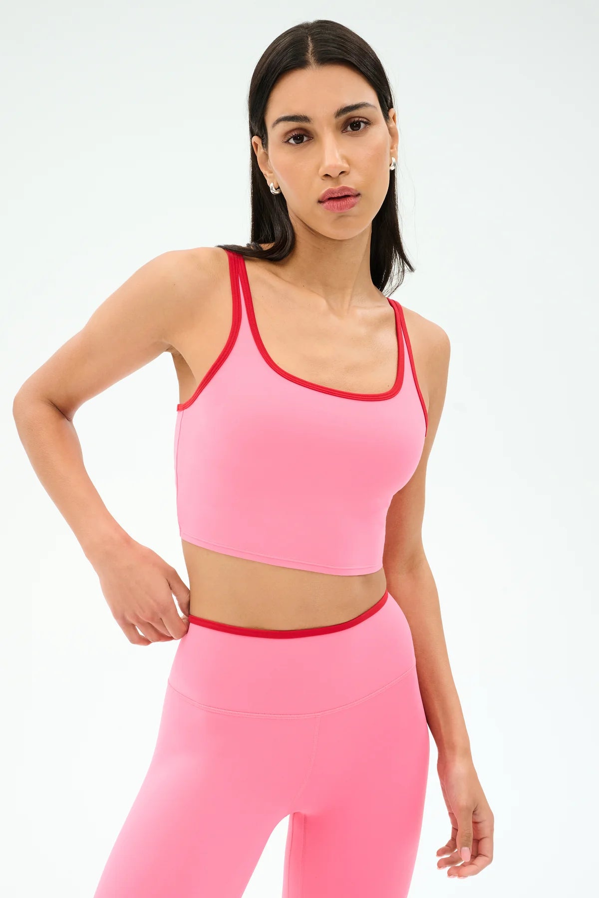 CAIT RIGOR BRALETTE  - STRAWBERRY/PIRATE RED
