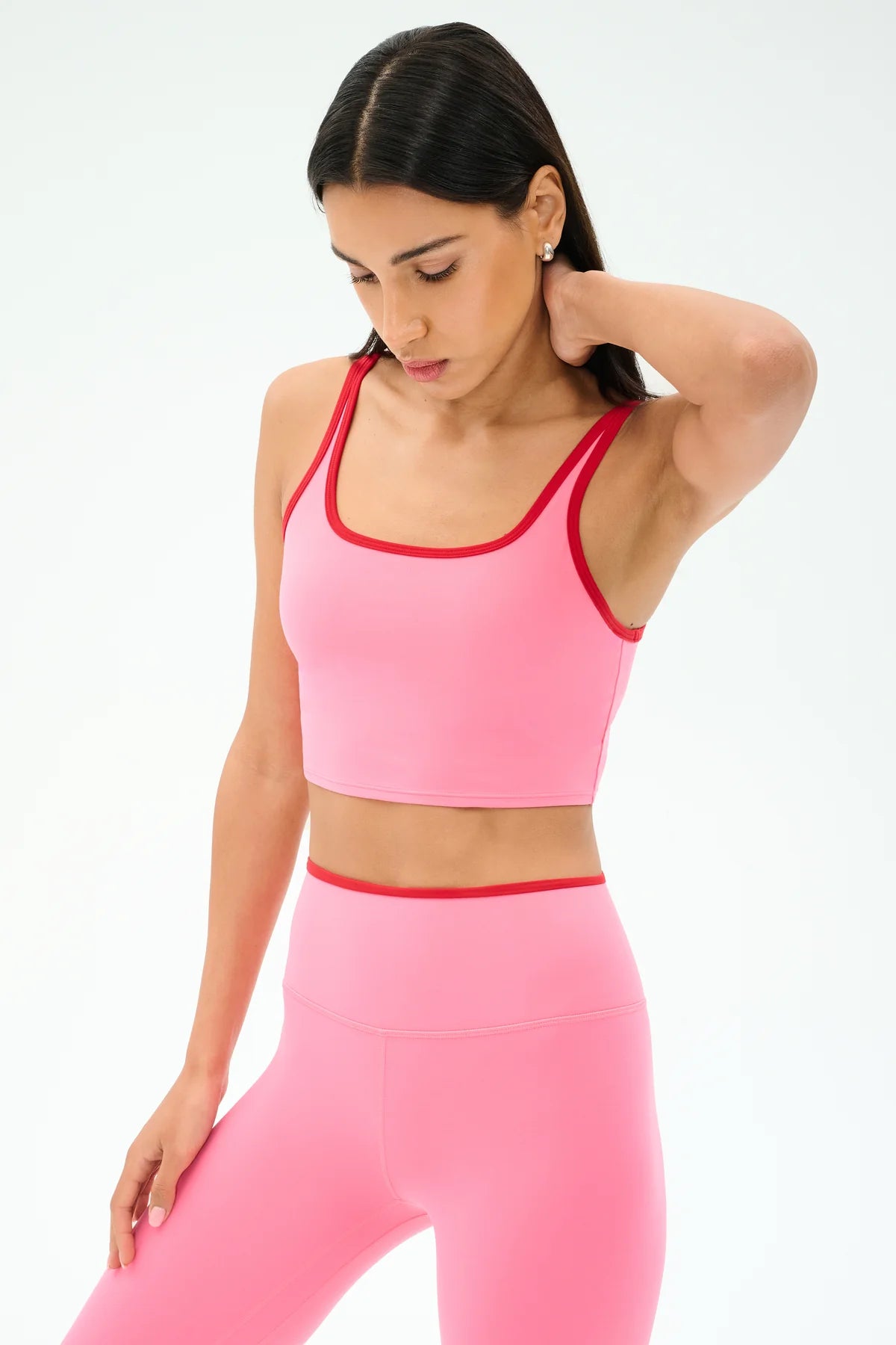 CAIT RIGOR BRALETTE  - STRAWBERRY/PIRATE RED