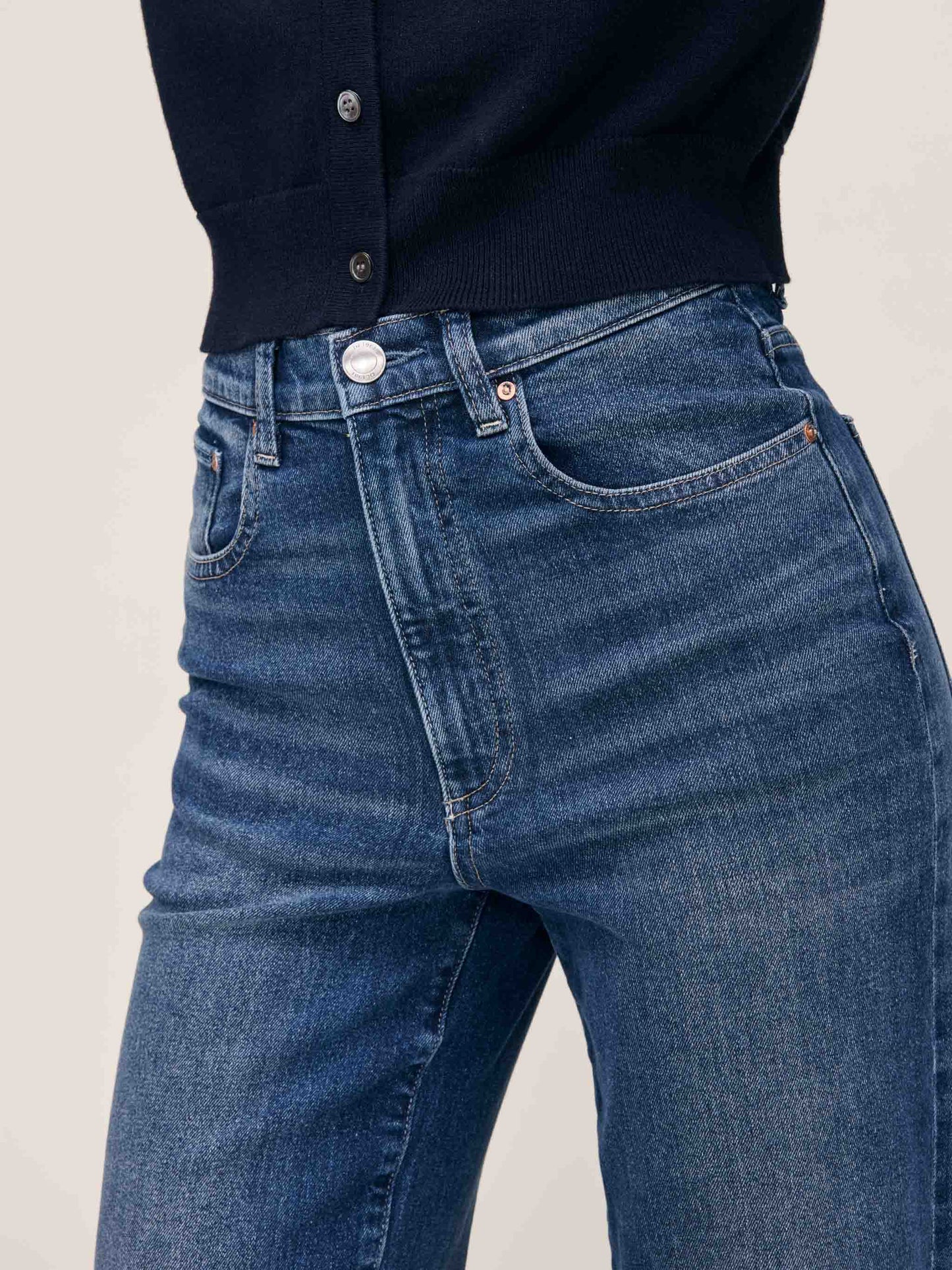 KARMINE REFINED WIDE LEG: HIGH RISE 28" - CLEARWATER