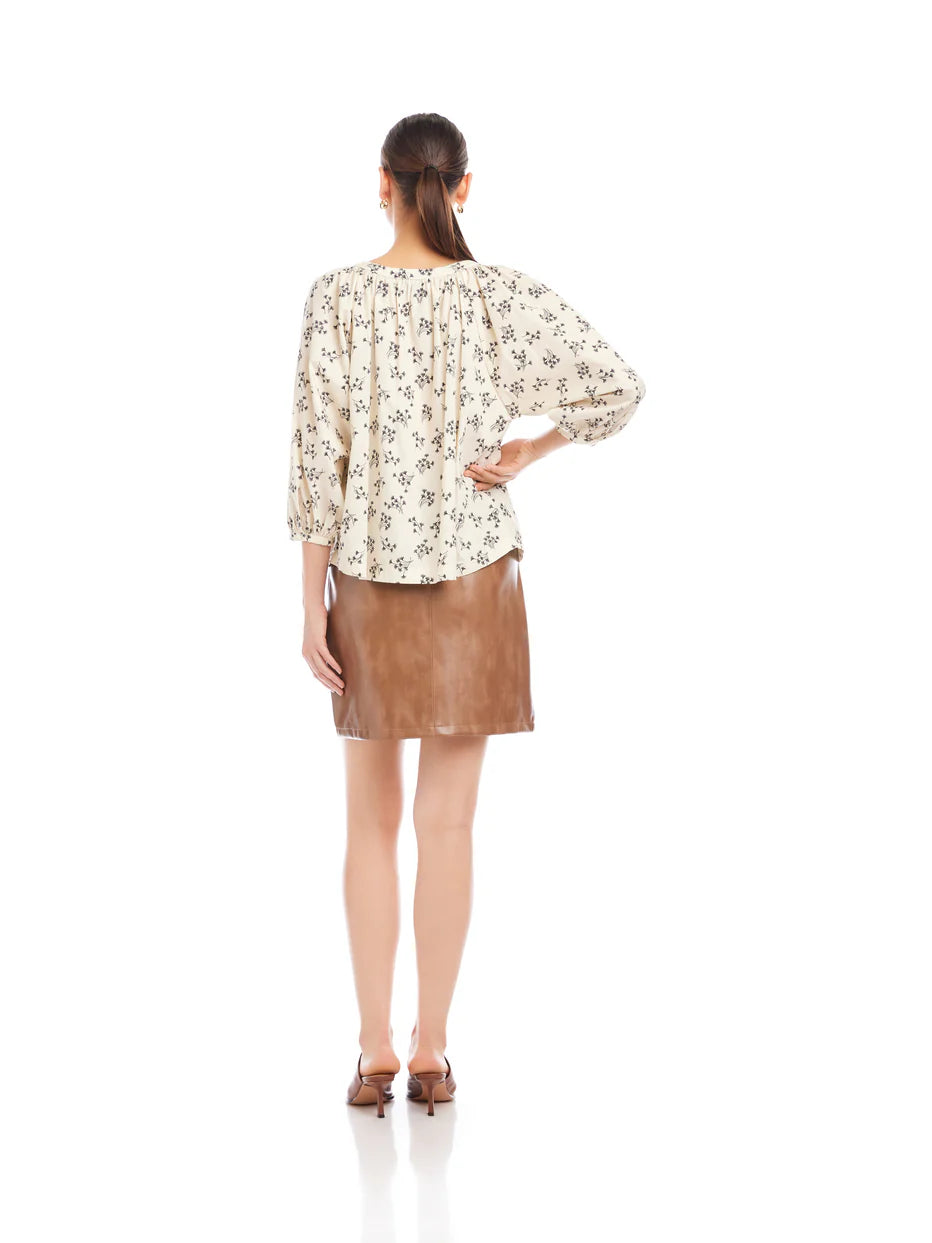 SAM SHORT SLEEVE PEASANT TOP