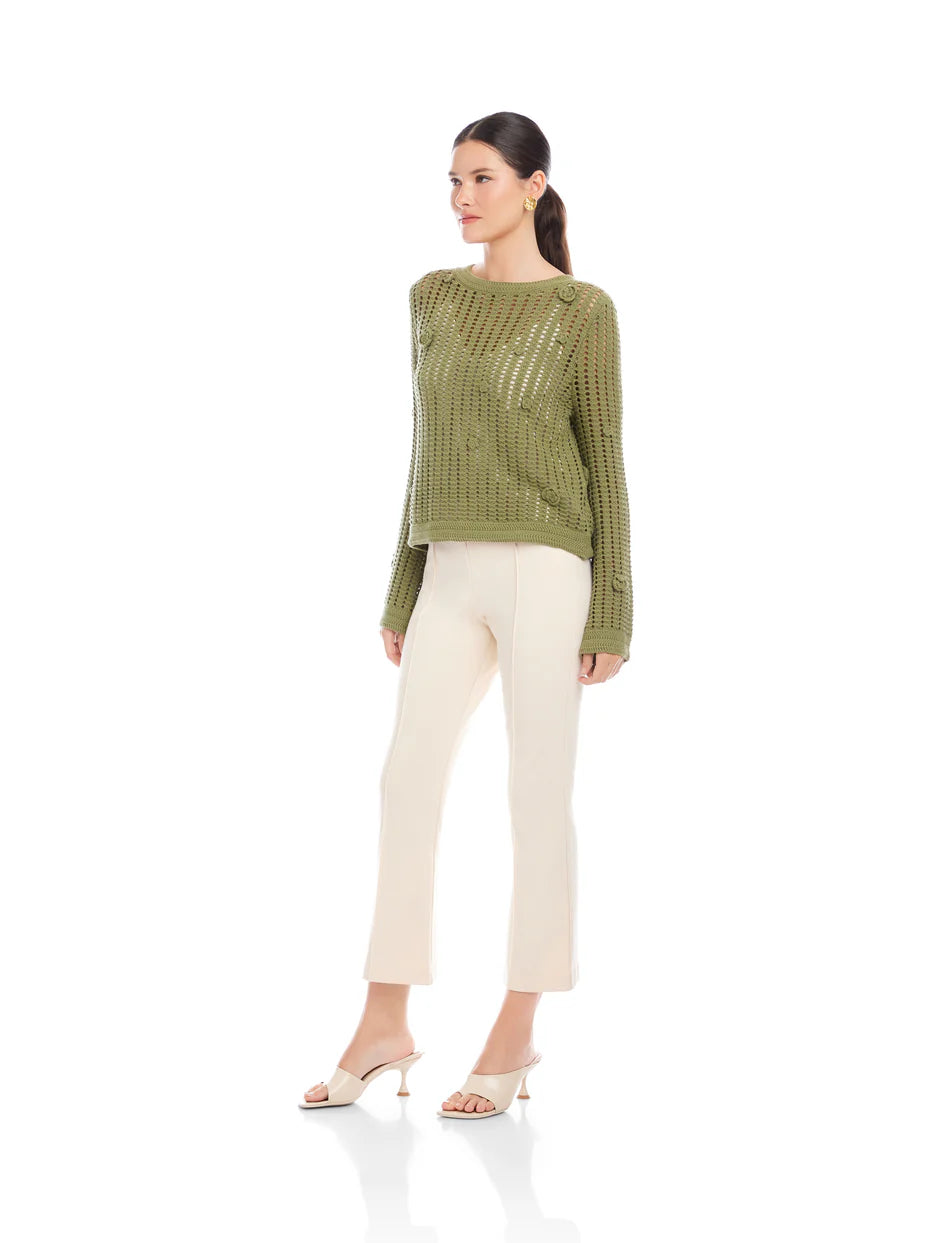 LIV CROCHET SWEATER