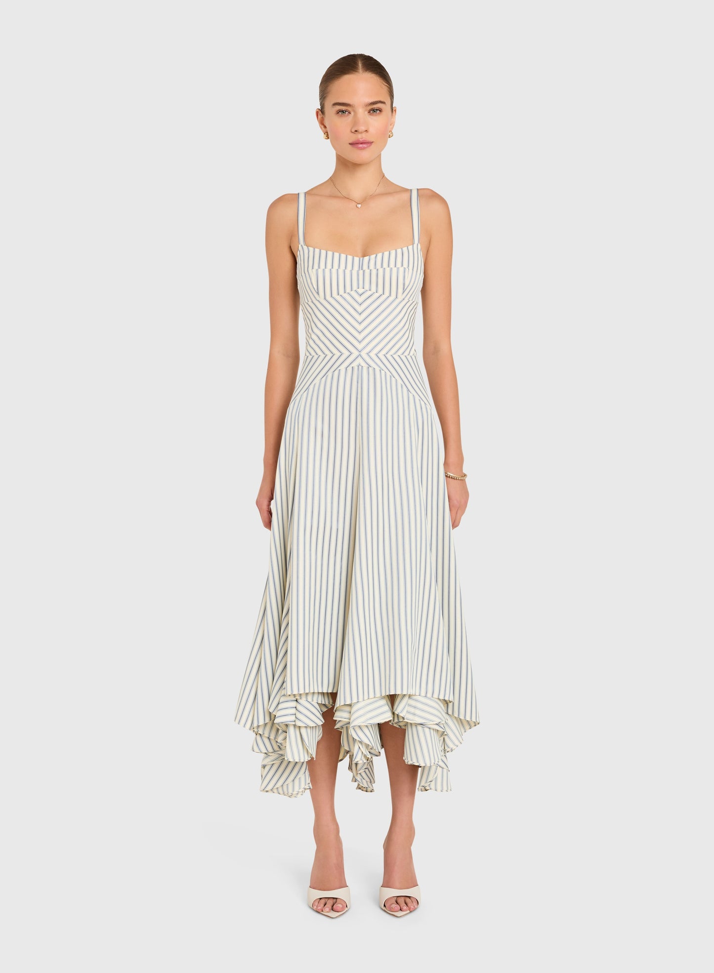 MONTEREY DRESS - OXFORD BLUE STRIPE