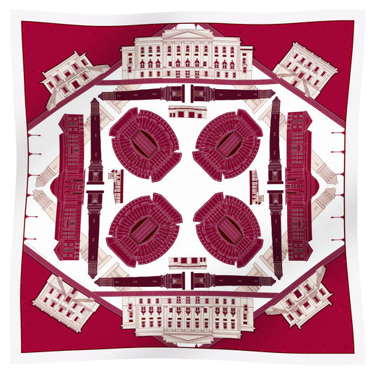 TUSCALOOSA CRIMSON SCARF