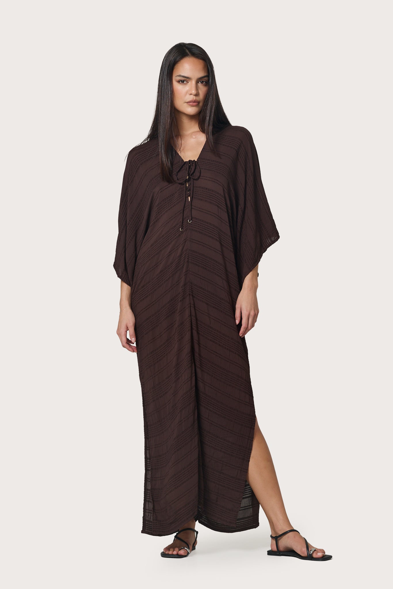 DELRAY KAFTAN - CRINKLE ESPRESSO
