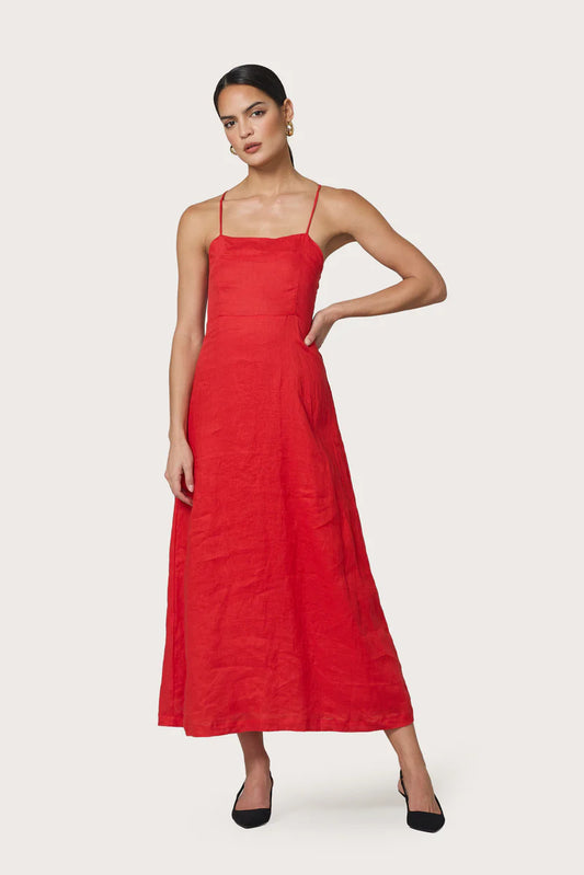 NYLA DRESS - ROUGE