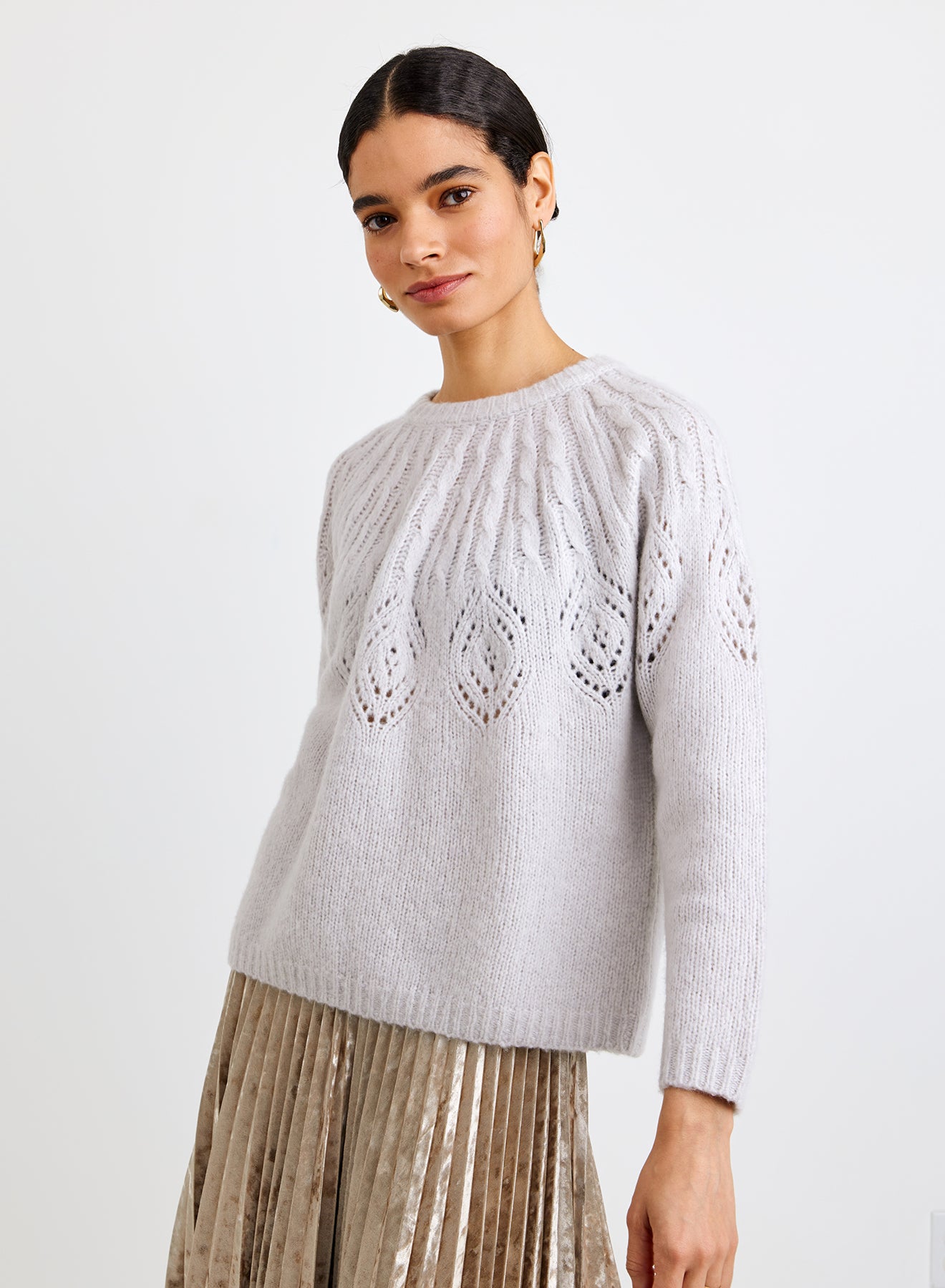 RELAXED SWEATER - FROSTED OAT