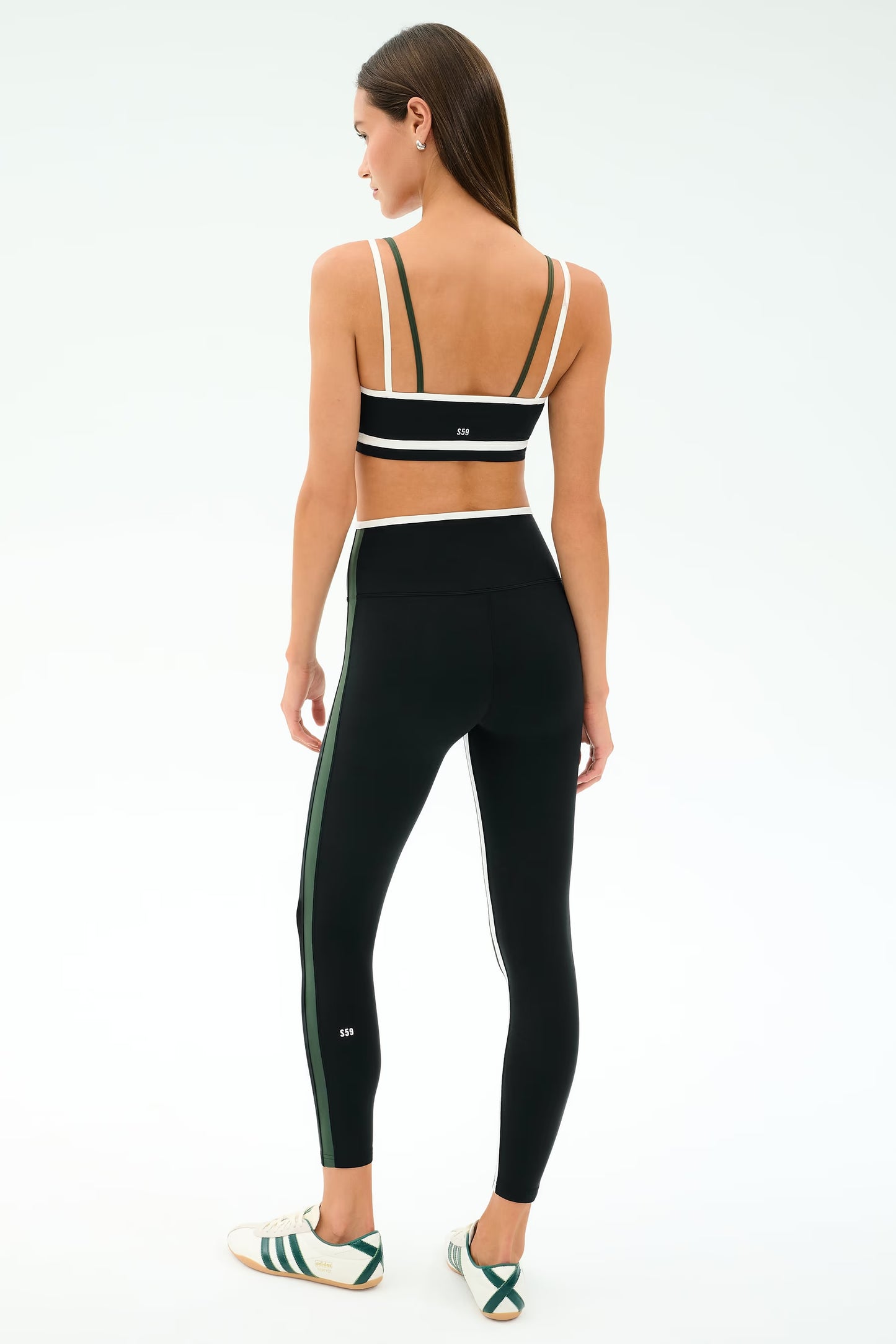 SAM HIGH WAIST RIGOR 7/8 - BLACK/MILITARY