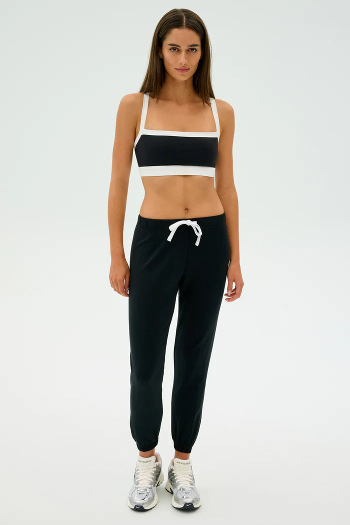 SONJA FLEECE SWEATPANT - BLACK