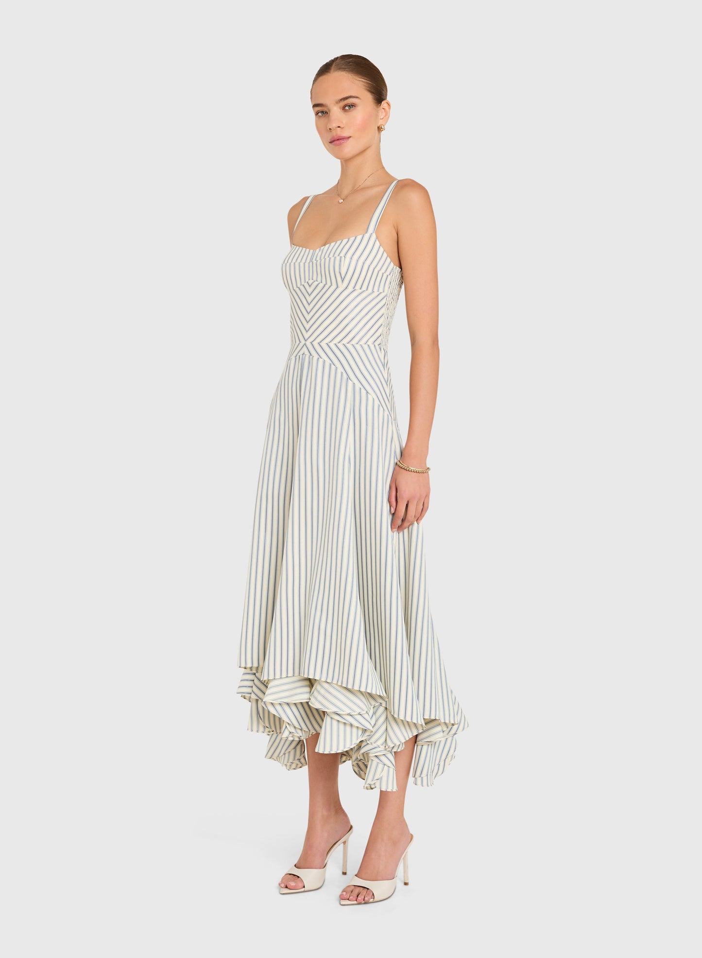 MONTEREY DRESS - OXFORD BLUE STRIPE