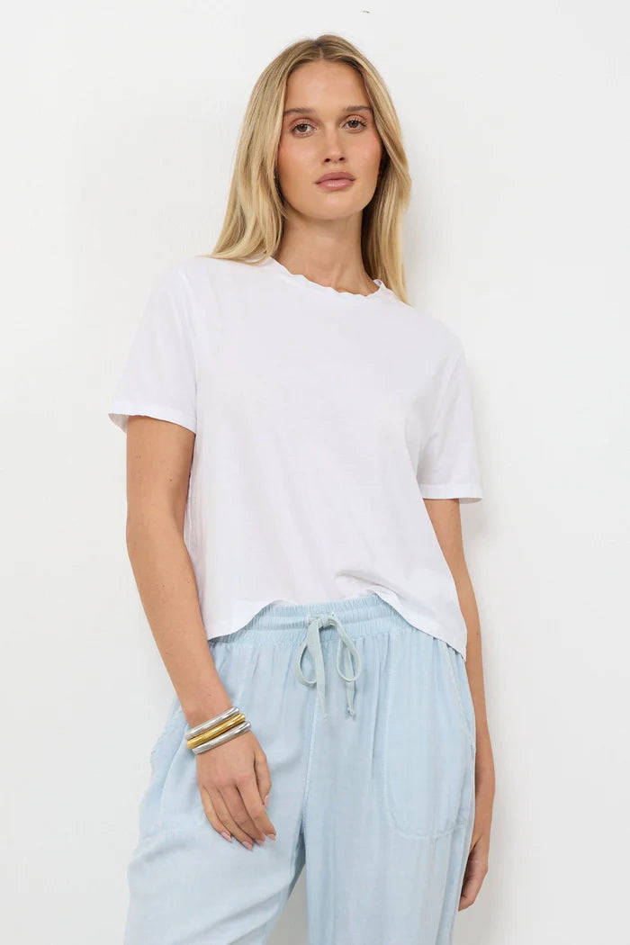 DAMIEN BOXY TEE - WHITE