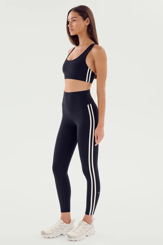 ELLA HIGH WAIST AIRWEIGHT 7/8 - BLACK/WHITE