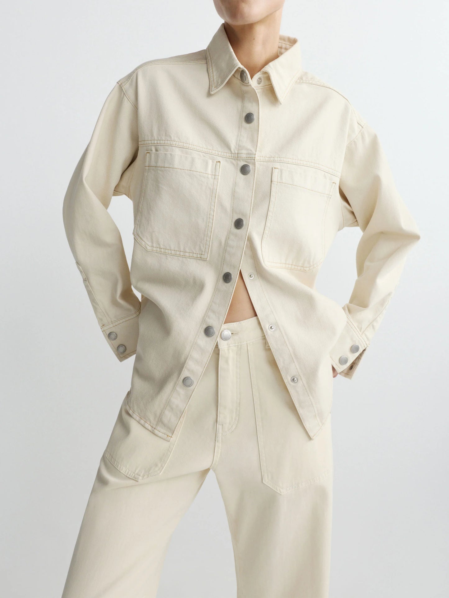 ADDISON OVERSHIRT - ECRU