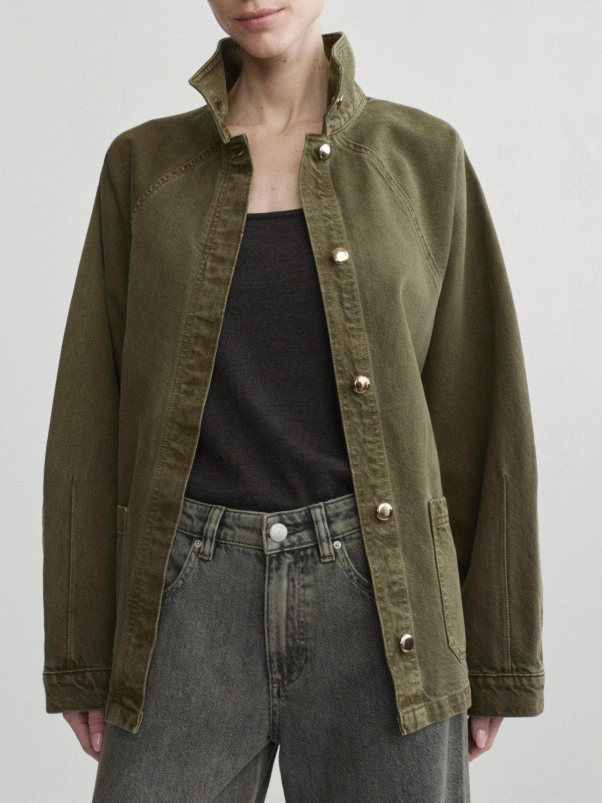 SHILOH RAGLEN SLEEVE JACKET - PINE