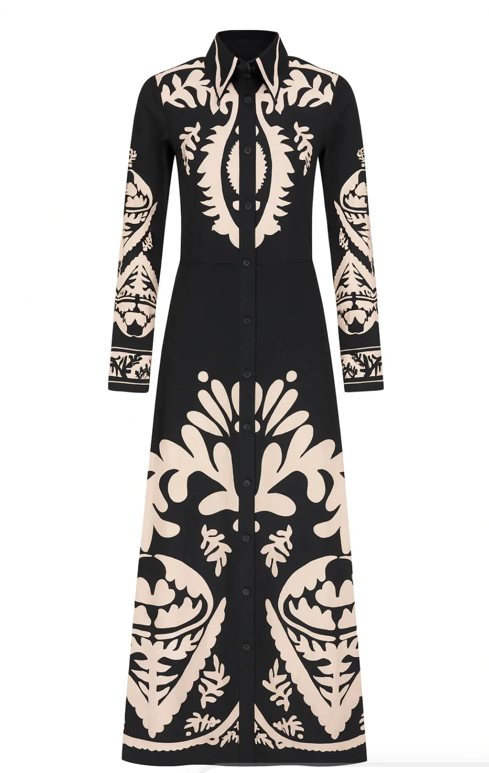 HOLTON DRESS - BLACK/WHITE