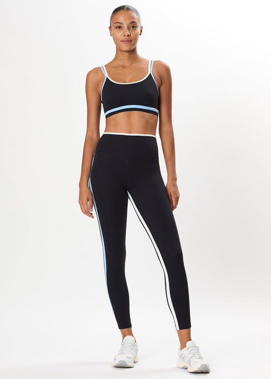 SAM HIGH WAIST RIGOR 7/8 - BLACK/SKYLIGHT