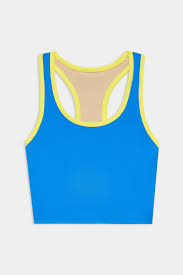 AMBER AIRWEIGHT BRALETTE - CLASSIC BLUE/RAY