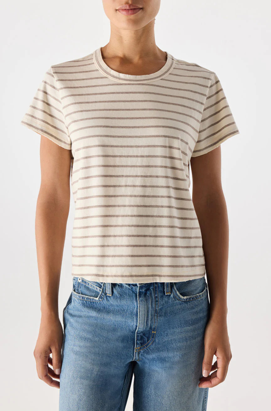 LOVEY TEE - NATURAL/HAZE