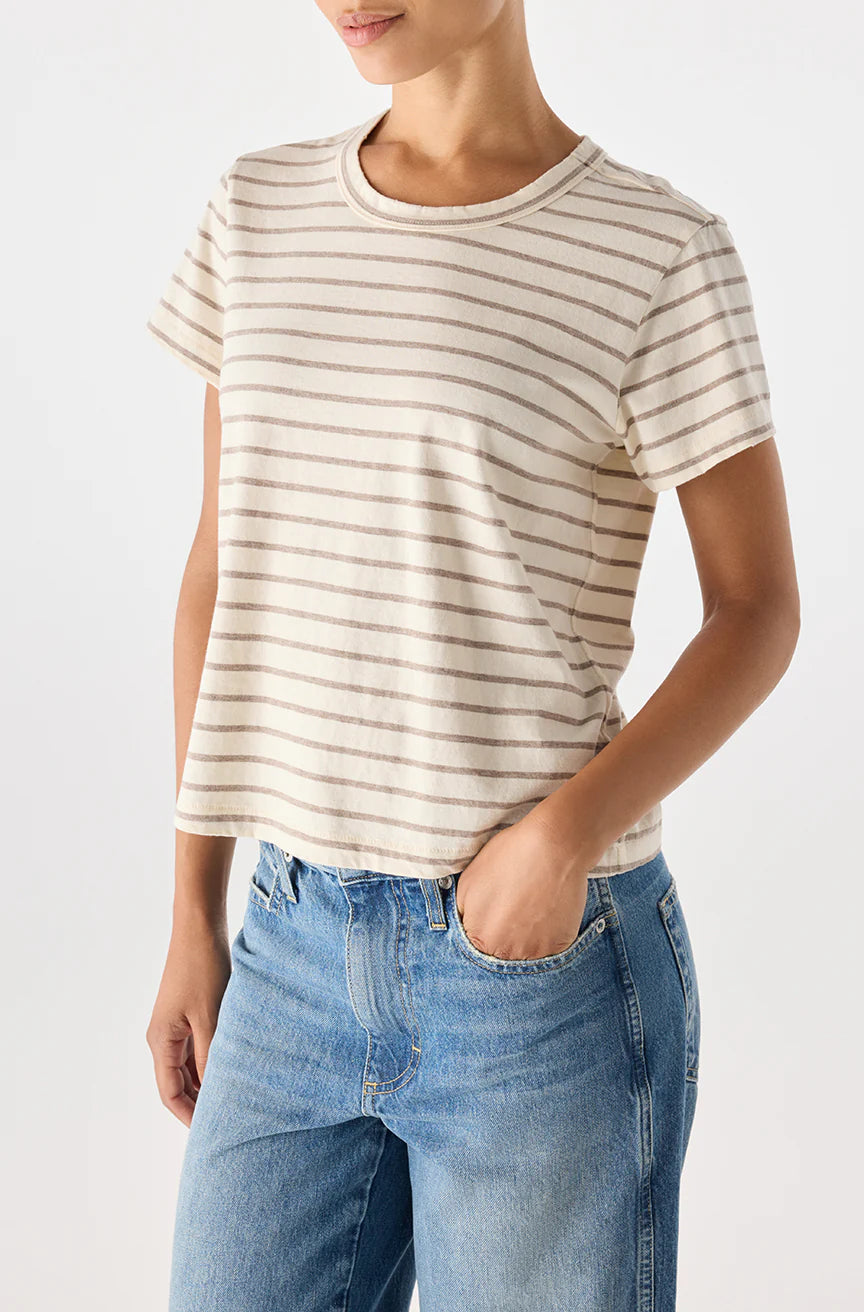 LOVEY TEE - NATURAL/HAZE