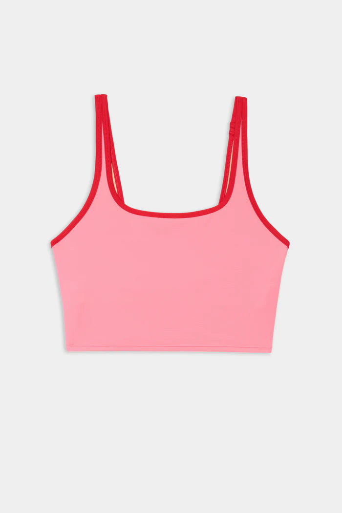 CAIT RIGOR BRALETTE  - STRAWBERRY/PIRATE RED