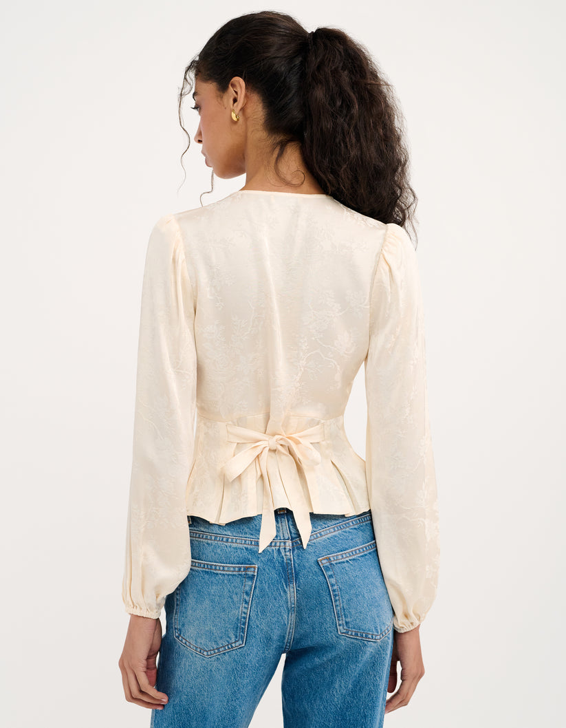 CLOVER BLOUSE - IVORY
