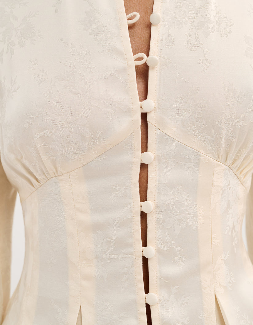 CLOVER BLOUSE - IVORY