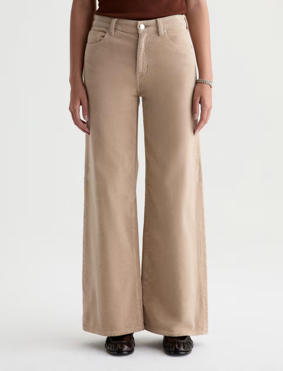 SAIGE WIDE LEG - STUDIO TAN