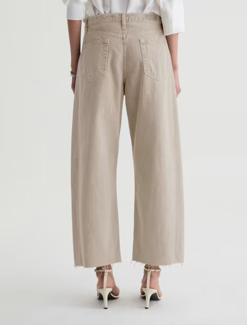 HATTIE CROP JEAN - SULFUR LIGHT TAUPE