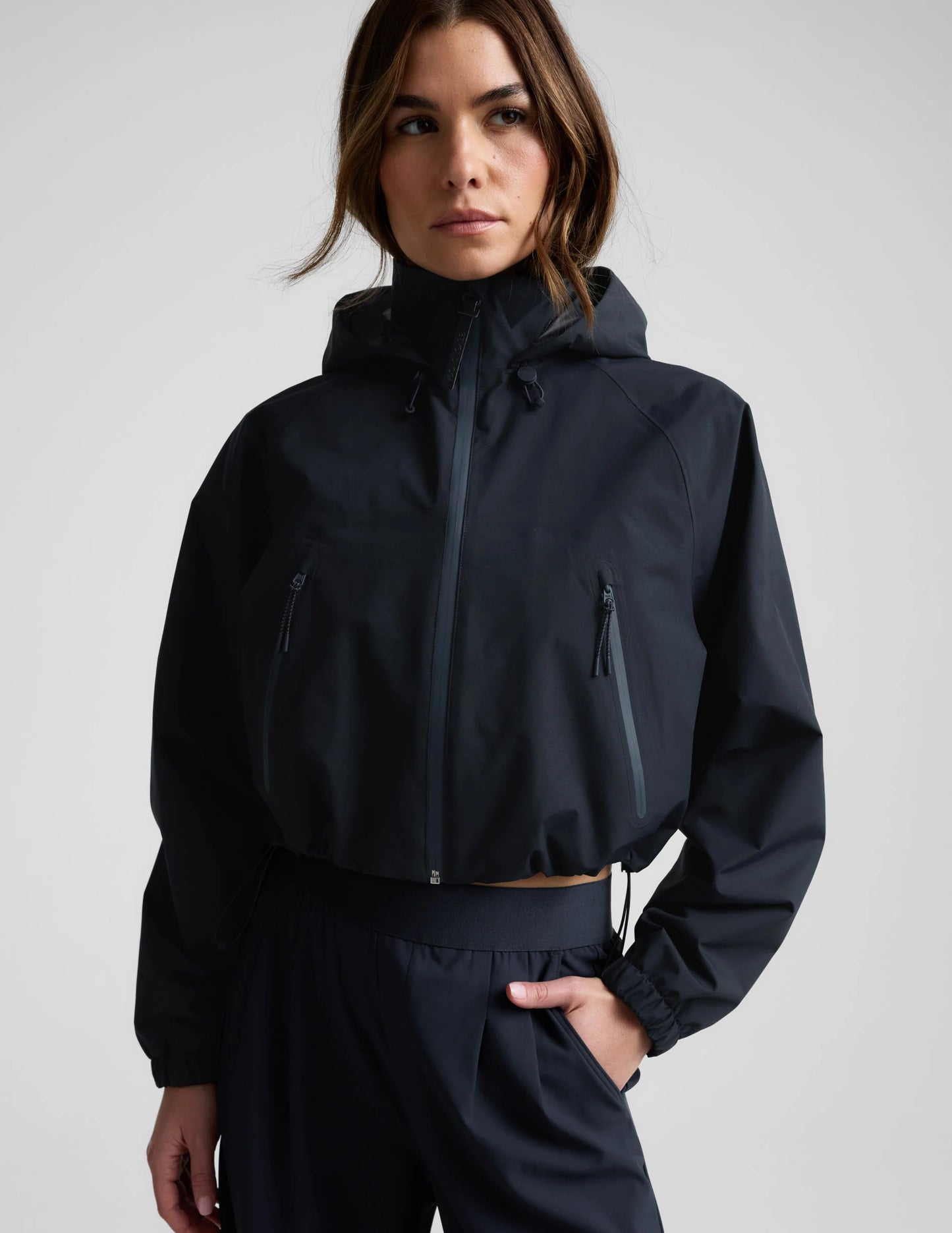 CLOUDBURST ADJUSTABLE HOODED JACKET - NOCTURNAL NAVY